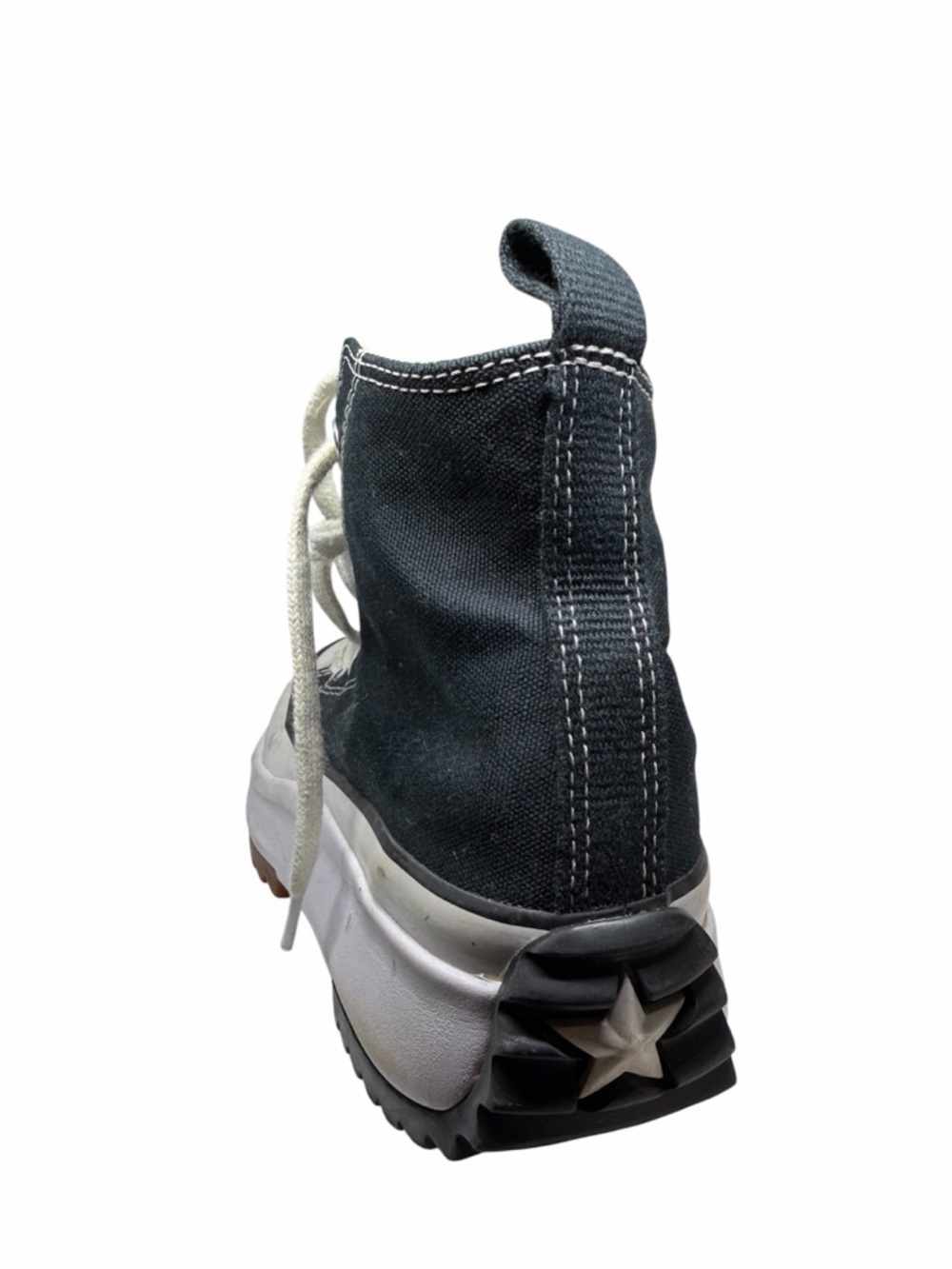 Converse All Stars Run Star Hike Platform Sneakers Black White - Picture 8 of 14